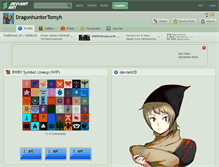 Tablet Screenshot of dragonhuntertomyh.deviantart.com