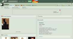 Desktop Screenshot of hedelius.deviantart.com