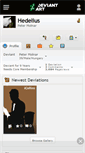 Mobile Screenshot of hedelius.deviantart.com