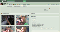 Desktop Screenshot of conect33.deviantart.com