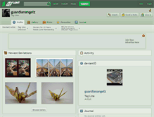 Tablet Screenshot of guardianangelz.deviantart.com