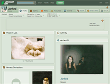 Tablet Screenshot of janked.deviantart.com