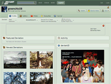 Tablet Screenshot of greenchic08.deviantart.com