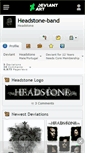 Mobile Screenshot of headstone-band.deviantart.com