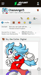 Mobile Screenshot of chaosangel5.deviantart.com