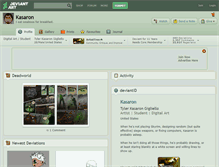 Tablet Screenshot of kasaron.deviantart.com