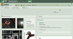 Desktop Screenshot of destroyx.deviantart.com