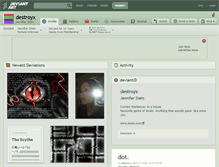 Tablet Screenshot of destroyx.deviantart.com
