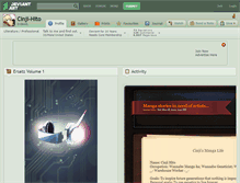 Tablet Screenshot of cinji-hito.deviantart.com