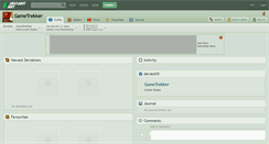 Desktop Screenshot of gametrekker.deviantart.com