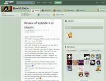 Tablet Screenshot of blood-c-xxx.deviantart.com