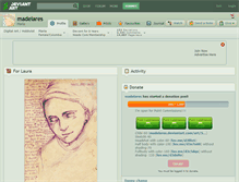 Tablet Screenshot of madelares.deviantart.com