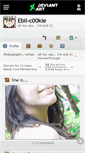 Mobile Screenshot of ebil-c00kie.deviantart.com