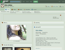 Tablet Screenshot of ebil-c00kie.deviantart.com