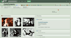 Desktop Screenshot of cheekyphotography.deviantart.com