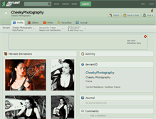 Tablet Screenshot of cheekyphotography.deviantart.com