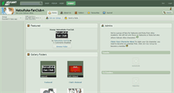 Desktop Screenshot of natsuruka-fanclub.deviantart.com