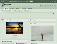 Tablet Screenshot of kariz-matik.deviantart.com