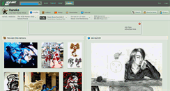 Desktop Screenshot of hanoko.deviantart.com