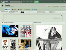 Tablet Screenshot of hanoko.deviantart.com