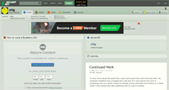Desktop Screenshot of efdg.deviantart.com