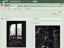 Tablet Screenshot of daemoe.deviantart.com