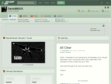 Tablet Screenshot of danielbrock.deviantart.com