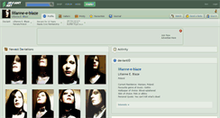 Desktop Screenshot of lilianne-e-blaze.deviantart.com