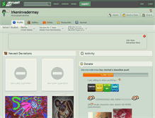 Tablet Screenshot of irkeninvadermay.deviantart.com