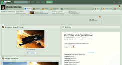 Desktop Screenshot of dissidentzombie.deviantart.com