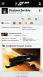 Mobile Screenshot of dissidentzombie.deviantart.com