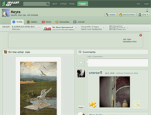 Tablet Screenshot of meyra.deviantart.com