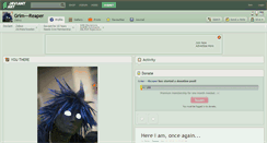 Desktop Screenshot of grim---reaper.deviantart.com