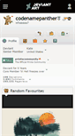 Mobile Screenshot of codenamepanther.deviantart.com