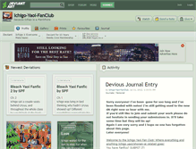 Tablet Screenshot of ichigo-yaoi-fanclub.deviantart.com