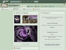 Tablet Screenshot of interesting-art.deviantart.com