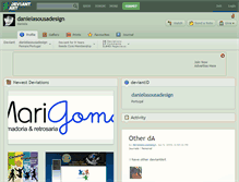 Tablet Screenshot of danielasousadesign.deviantart.com