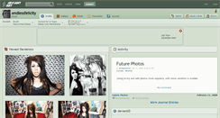 Desktop Screenshot of endlessfelicity.deviantart.com