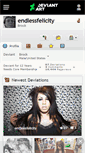 Mobile Screenshot of endlessfelicity.deviantart.com