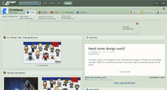 Desktop Screenshot of chrishanel.deviantart.com