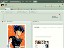 Tablet Screenshot of ki0.deviantart.com