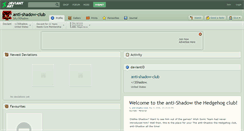 Desktop Screenshot of anti-shadow-club.deviantart.com