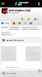 Mobile Screenshot of anti-shadow-club.deviantart.com