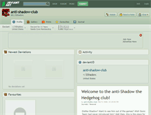 Tablet Screenshot of anti-shadow-club.deviantart.com