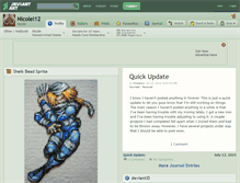 Tablet Screenshot of nicolel12.deviantart.com