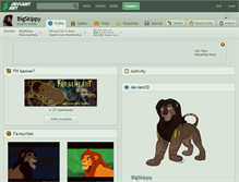 Tablet Screenshot of bigskippy.deviantart.com