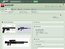 Tablet Screenshot of geopelianight.deviantart.com