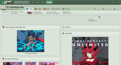 Desktop Screenshot of ff-unlimited-club.deviantart.com