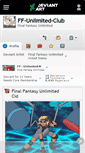 Mobile Screenshot of ff-unlimited-club.deviantart.com