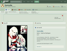 Tablet Screenshot of gurololita.deviantart.com